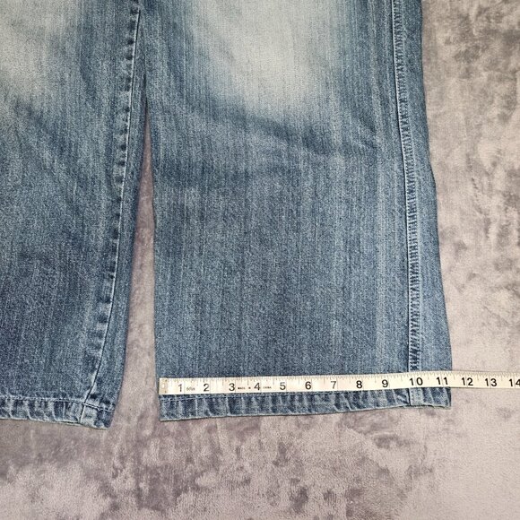 Ecko Unltd Baggy Jeans with Embroidered Logo Men's size 40 Y2K Skater Hip Hop - Picture 12 of 16